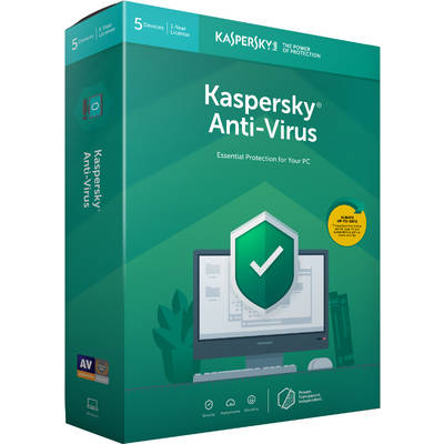 Software Securitate Kaspersky Antivirus 2019, 5 Dispozitive, 1 An, Licenta de reinnoire, Electronica