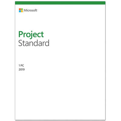Microsoft Project Standard 2019, 32/64-bit, Romana, Medialess Retail