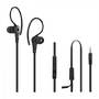 Casti In-Ear Qoltec In-ear headphones with microphone | Black