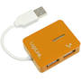 Hub USB LOGILINK - Hub USB 2.0  4 -porturi ''Smile'' portocaliu