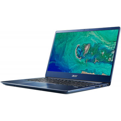 Ultrabook Acer 14" Swift 3 SF314-56, FHD IPS, Procesor Intel Core i5-8265U (6M Cache, up to 3.90 GHz), 8GB DDR4, 256GB SSD, GMA UHD 620, Linux, Blue