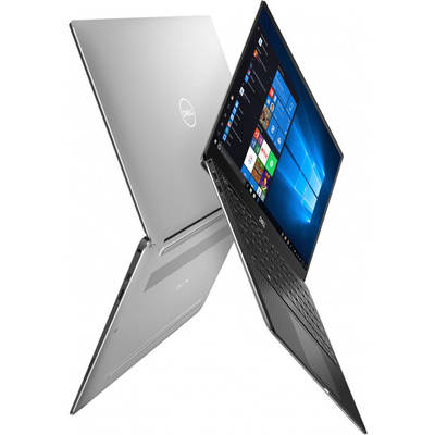 Ultrabook Dell 13.3" New XPS 13 (9380), FHD InfinityEdge, Procesor Intel Core i7-8565U (8M Cache, up to 4.60 GHz), 8GB, 256GB SSD, GMA UHD 620, FingerPrint Reader, Win 10 Pro, Silver, 3Yr On-site