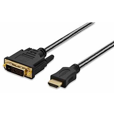 Ednet Adapter cable HDMI A /DVI-D M/M 2.0 m black premium