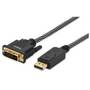 Ednet Adapter cable DP /DVI-D M/M 2 m black premium