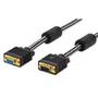 Ednet Extension cable DSUB15 /DSUB15 M/F 1,8 m black premium