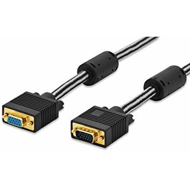Ednet Extension cable DSUB15 /DSUB15 M/F 3,0 m black premium