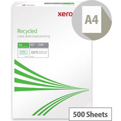 Hartie copiator Xerox Recycled, A4, 80g/mp, 500 coli/top
