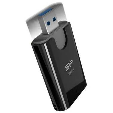 Card Reader SILICON-POWER Combo USB 3.1 microSD and SD, Black