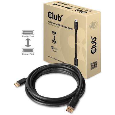 CLUB3D Cablu DisplayPort 1.4 HBR3 8K Male/Male 4m