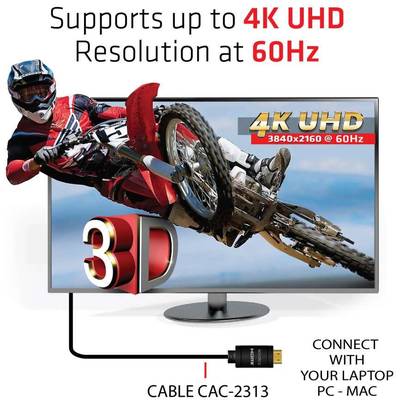 CLUB3D Cablu HDMI 2.0 4K60Hz tehnologie RedMere 10m