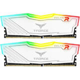 Memorie RAM Team Group T-Force Delta RGB White 16GB DDR4 3200MHz CL16 Dual Channel kit