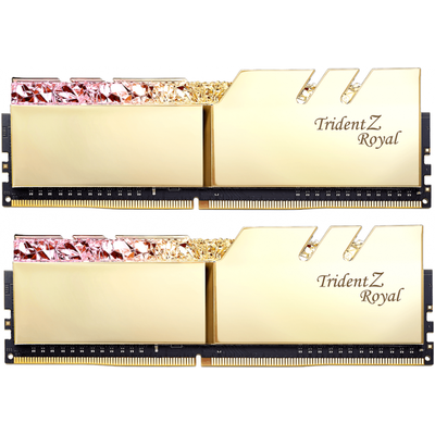 Memorie RAM G.Skill Trident Z Royal RGB Gold 16GB DDR4 4600MHz CL18 1.45v Dual Channel Kit