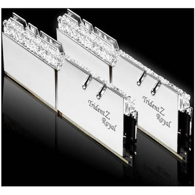 Memorie RAM G.Skill Trident Z Royal RGB Silver 16GB DDR4 4800MHz CL18 1.5v Dual Channel Kit