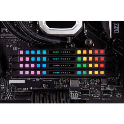 Memorie RAM Corsair Dominator Platinum RGB 128GB DDR4 3600MHz CL18 Quad Channel Kit