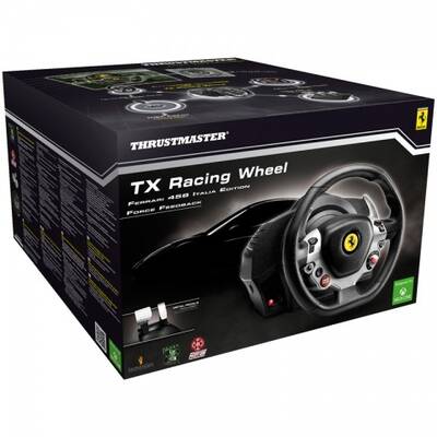 Volan THRUSTMASTER TX Racing Wheel Ferrari 458 Italia Edition pentru PC, Xbox One