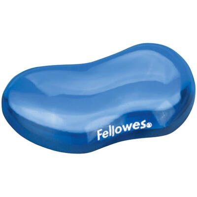 Mouse pad Suport ergonomic cu gel, Fellowes, pentru incheieturi, albastru