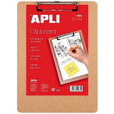 Clipboard simplu APLI, A4, lemn