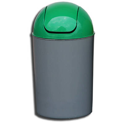 Generic Cos Flip-Flap colectare selectiva, 12 litri, capac verde