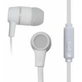 VAKOSS Stereo Earphones Silicone with Microphone / Volume Control SK-214W white