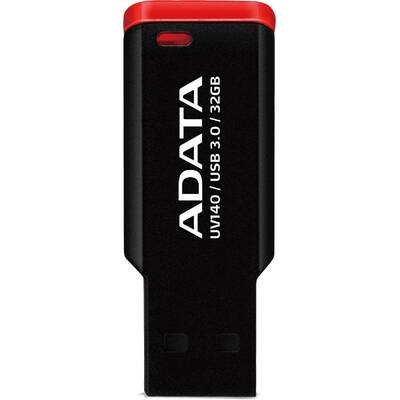 Memorie USB ADATA Small Clip UV140 32GB USB 3.0 Negru/Rosu