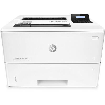 Imprimanta HP LaserJet Pro M501dn, Laser, Monocrom, Format A4, Retea, Duplex