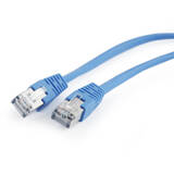 Cablu Gembird patchcord RJ45, cat.5e, FTP, 0.5m, blue