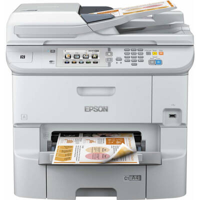 Imprimanta multifunctionala Epson WorkForce Pro WF-6590DWF, Inkjet, Color, Format A4, Fax, Retea, Wi-Fi, Duplex