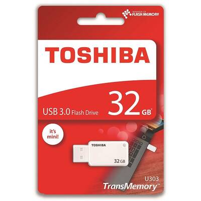 Memorie USB Toshiba Akatsuki 32GB USB 3.0 White