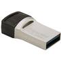 Memorie USB Transcend JetFlash 890 32GB USB 3.0 + Type-C Silver