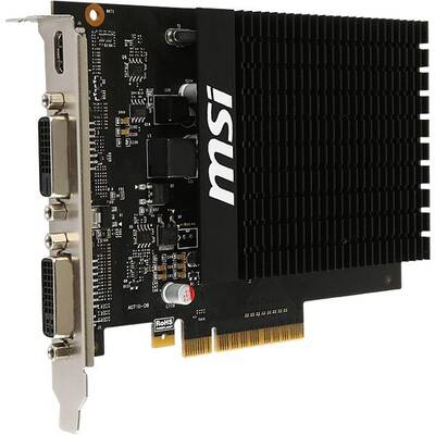 dublat-MSI GeForce GT 710 2GD3H H2D, 2048 MB DDR3, Passiv, Low Profile