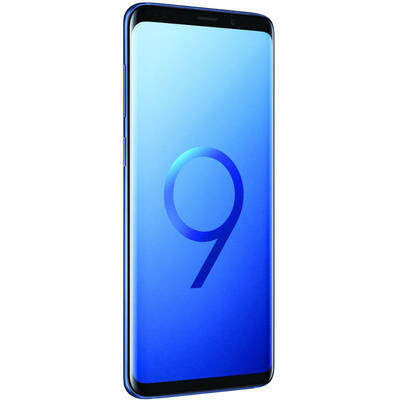 Smartphone Samsung Galaxy S9 Plus, 64GB, Ecran Wide Quad HD+, Gorilla Glass 5, Octa Core 2.7 GHz + 1.7 GHz, 6GB RAM, Dual SIM, 4G, NFC, Qi Charge, Fast Charge, Blue