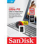 Memorie USB SanDisk Ultra Fit 64GB USB 3.1 Black