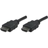 MANHATTAN Cable,HDMI,HDMI- Male/HDMI-Male,10 m,Black,Polybag