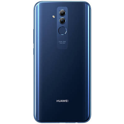 Smartphone Huawei Mate 20 Lite, Ecran IPS Full HD+, Kirin 710 2.2 GHz, Octa Core, 64GB, 4GB RAM, Dual SIM, 4G, NFC, 4-Camere: 20 mpx + 2 mpx + 20 mpx + 2 mpx, Fast Charge, Blue