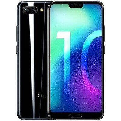 Smartphone Huawei Honor 10, Ecran Full HD+, Gorilla Glass, Kirin 970 2.4 GHz, Octa Core, 64GB, 4GB RAM, Dual SIM, 4G, NFC, 3-Camere: 24 mpx + 24 mpx + 16 mpx, Baterie 3400 mAh, Fast Charge 4.5A, Midnight Black