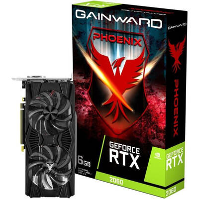 Placa Video GAINWARD GeForce RTX 2060 Phoenix 6GB GDDR6 192-bit