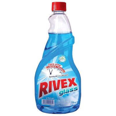 Rezerva detergent Rivex pentru geamuri, 750 ml