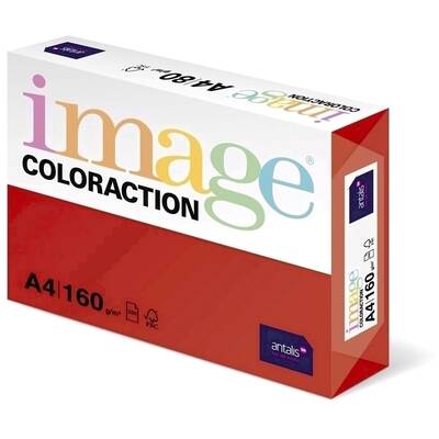 Hartie color Coloraction A5, 80 g, 500 coli/top, rosu-Chile