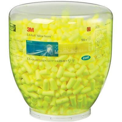 Rezerva antifoane interne 3M E-A-Rsoft Yellow Neon