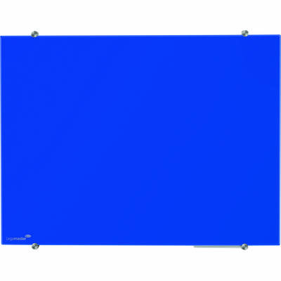 Tabla magnetica din sticla Legamaster, 90 x 120 cm, albastru