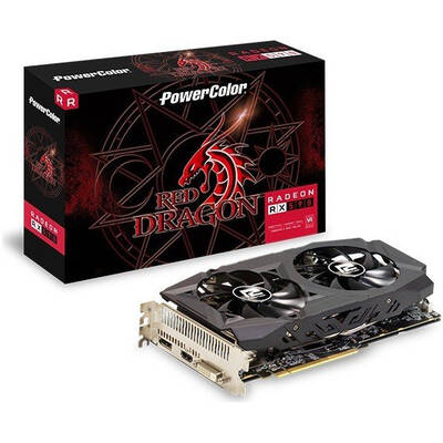 Placa Video POWERCOLOR Radeon RX 590 Red Dragon 8GB GDDR5 256-bit
