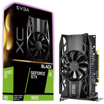 Placa Video EVGA GeForce GTX 1650 XC Black 4GB GDDR5 128-bit