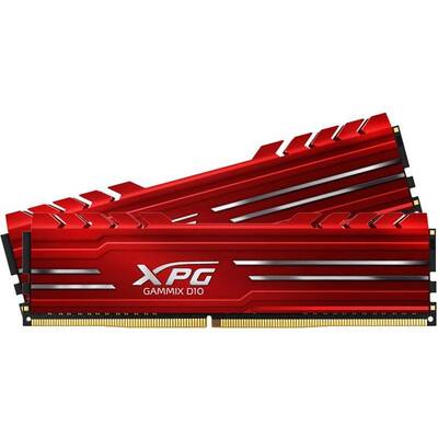 Memorie RAM ADATA XPG Gammix D10 Red 16GB DDR4 2666MHz CL16 Dual Channel kit