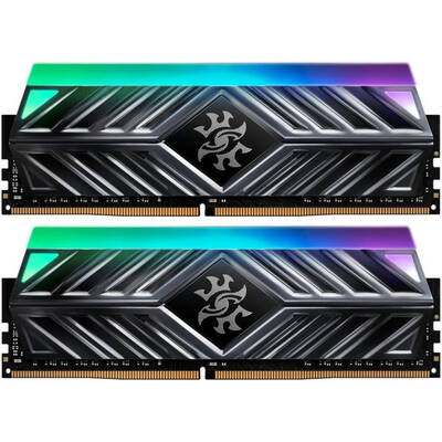 Memorie RAM ADATA XPG Spectrix D41 Tungsten Grey RGB 32GB DDR4 3000MHz CL16 Dual Channel Kit
