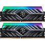 Memorie RAM ADATA XPG Spectrix D41 Titanium Gray RGB 16GB DDR4 3600MHz CL17 Dual Channel Kit