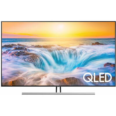 Televizor Samsung Smart TV QLED 55Q85RA Seria Q85R 138cm argintiu-gri 4K UHD HDR
