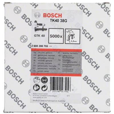 BOSCH 2608200705 - Capse 40x5.8x1.2mm, 5000 buc, GTK 40