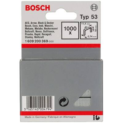 BOSCH 1609200369 - Capse 18x11.4x0.74mm, 1000 buc, PTK 19