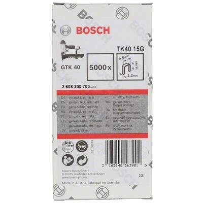 BOSCH 2608200700 - Capse 15x5.8x1.2mm, 5000 buc, GTK 40