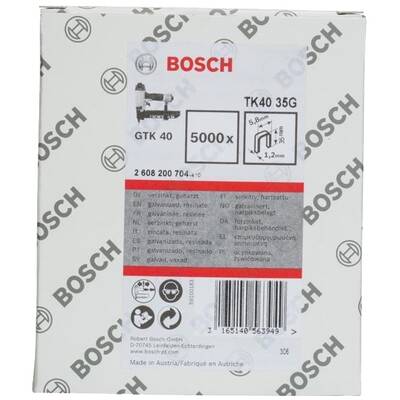 BOSCH 2608200704 - Capse 35x5.8x1.2mm, 5000 buc, GTK 40